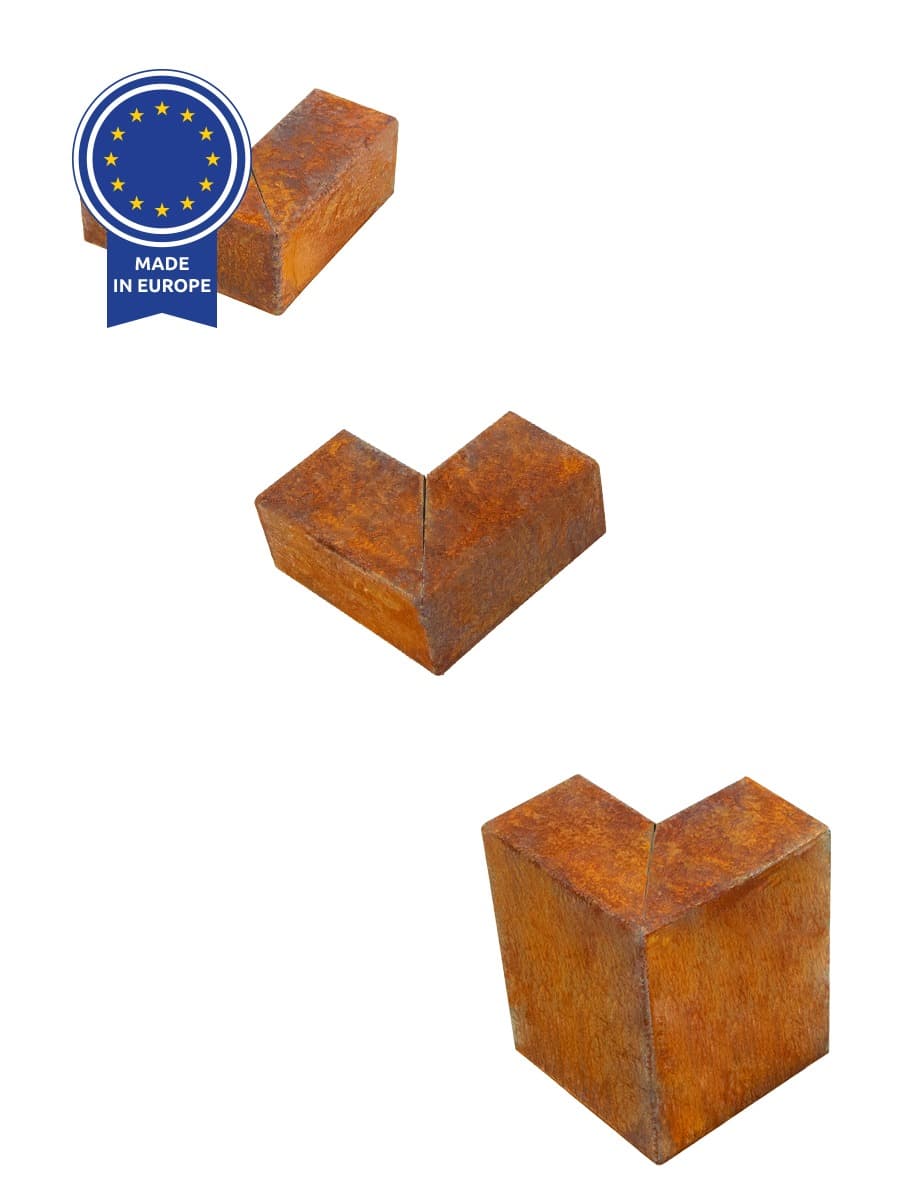 Multi-Edge PROFILE Corten staal u-profiel hoekstukken voor opsluitbanden