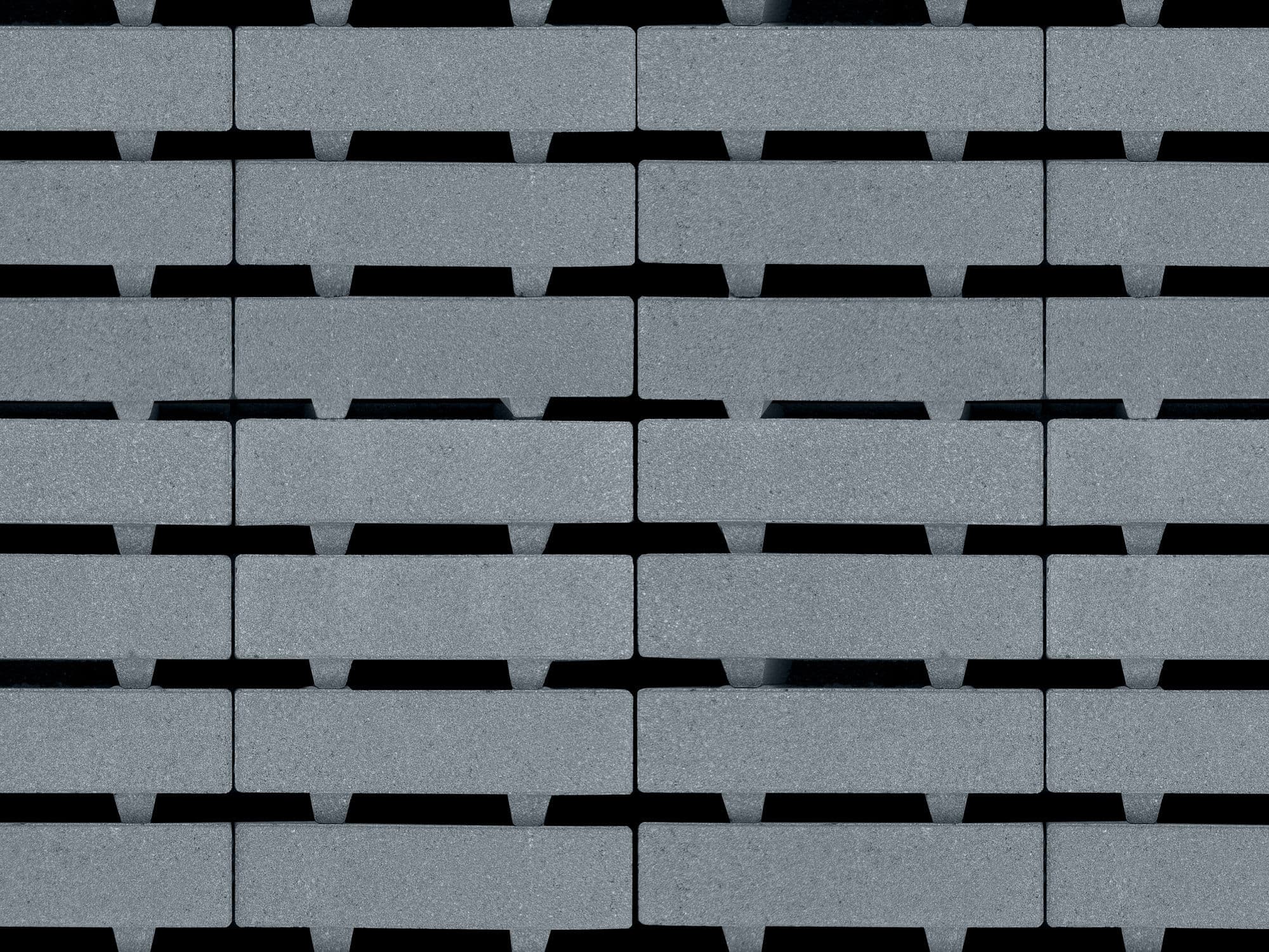 Aqua Bricks waterpasserend 10x30x8cm zwart 22% open