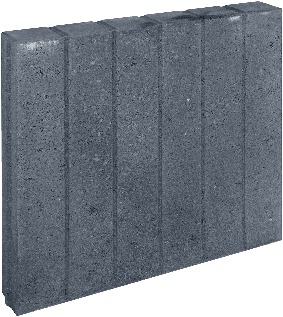 Blokjesband 8x50x50cm Zwart