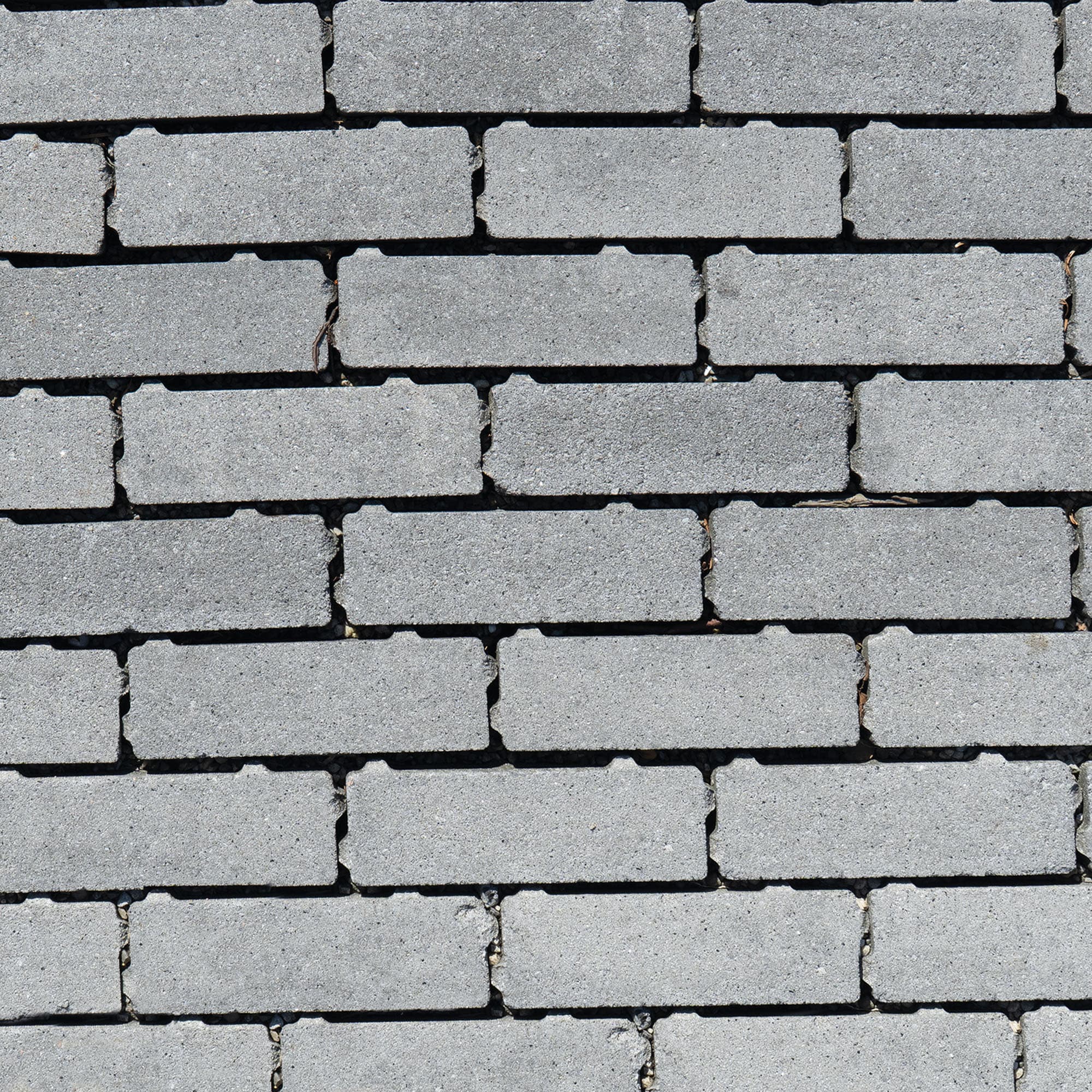 Eco Bricks waterpasserend 7x21x8cm Veerse Grijs/Zwart
