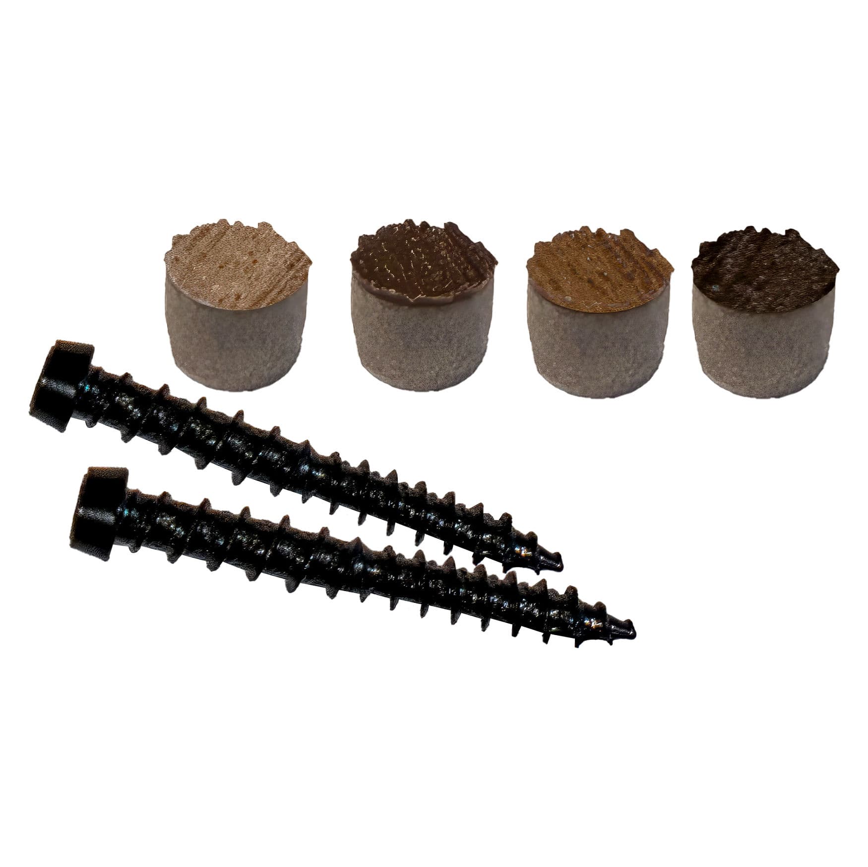 Novadeck Plugs Silver Ash (50 dopjes & schroeven + 1 bitje)