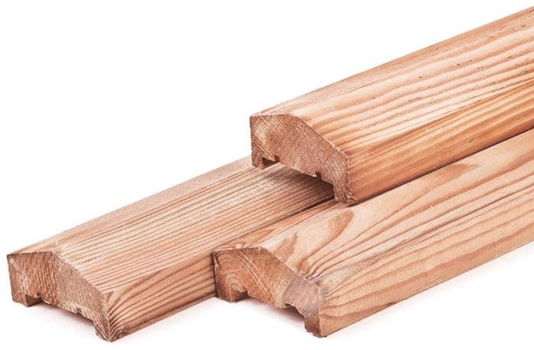 Gardenlux Douglas afdekkap met sponning 4,2x8,5x180cm