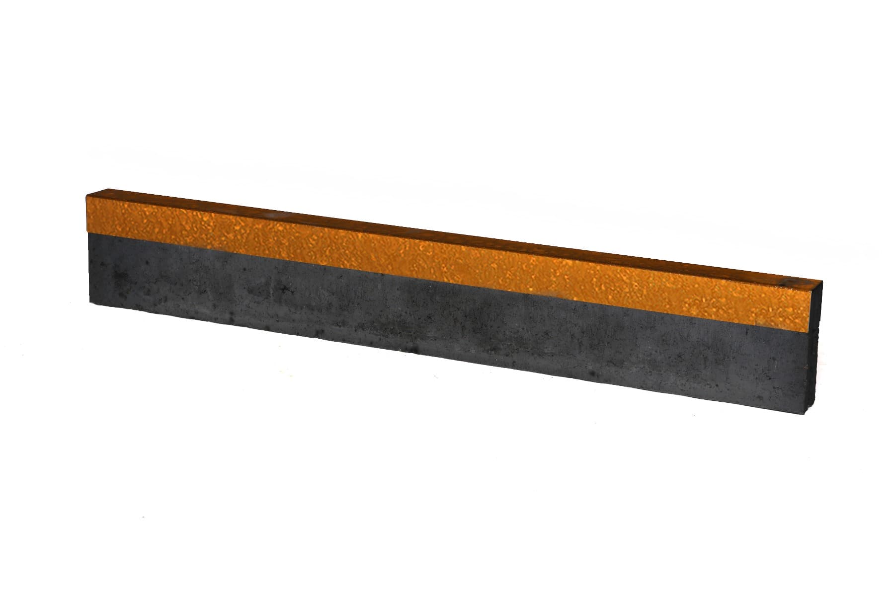 Cortenstaal U-profiel opsluitband 6x20x100