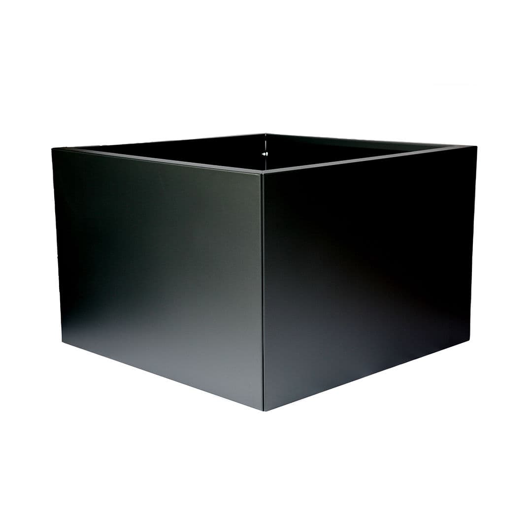 GL Bloembakken 90x90x60cm Zwart