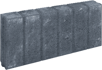 Blokjesband 8x25x50cm Zwart