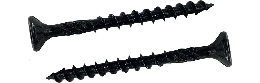 Spaanplaatschroeven verzinkt zwart 4x45mm Torx 20 platkop (200st)