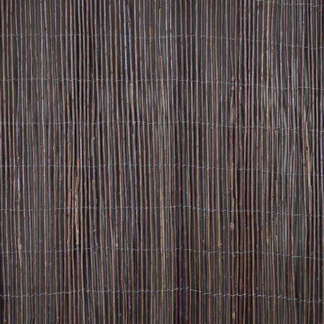 Gardenlux Wilgenteenmat 1 stengel dik met staaldraad gevlochten 200x200cm