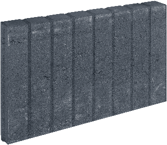Mini Blokjesband 6x35x50cm Zwart